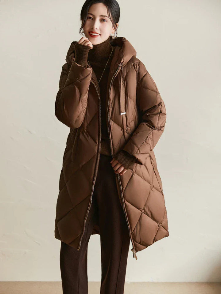 Harper Brooklyn | Quilted Hooded Down Coat