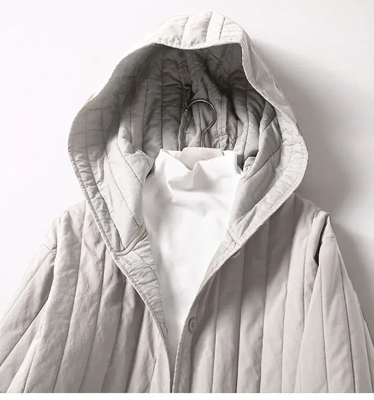 Harper Brooklyn | Quilted Hooded Coat