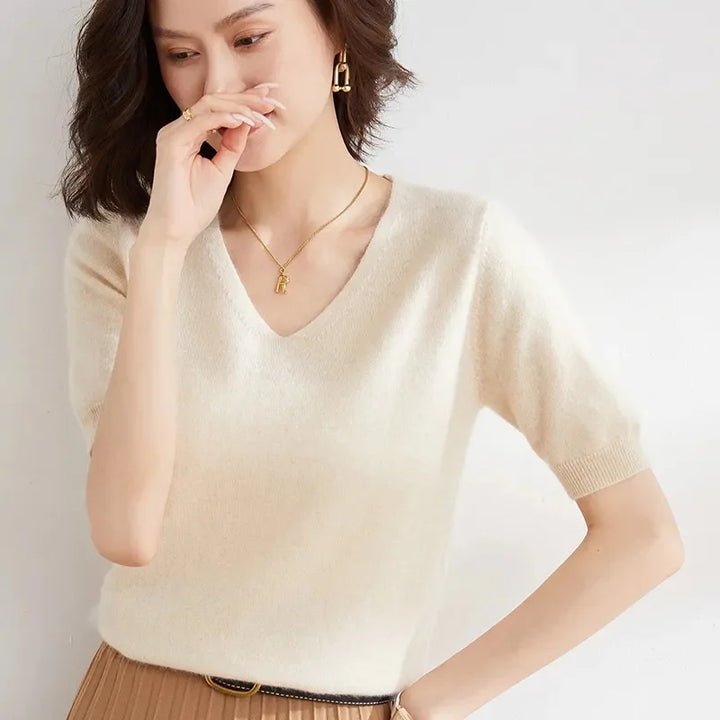 Harper Brooklyn | V-Neck Knit Top