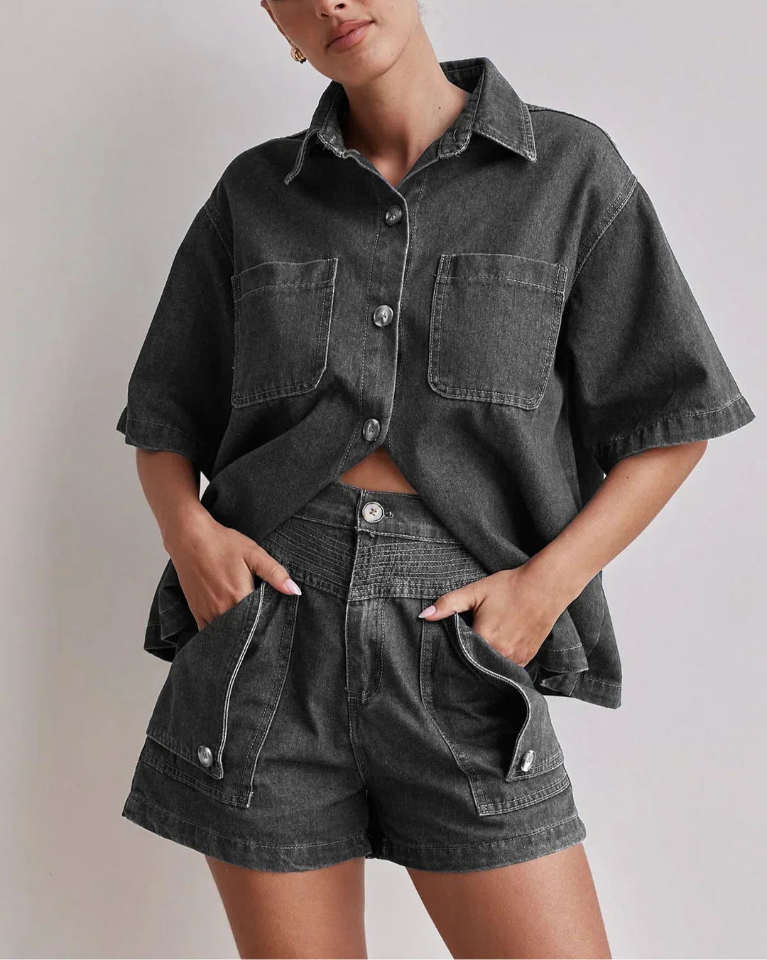 Harper Brooklyn | Denim Set - 100% Cotton