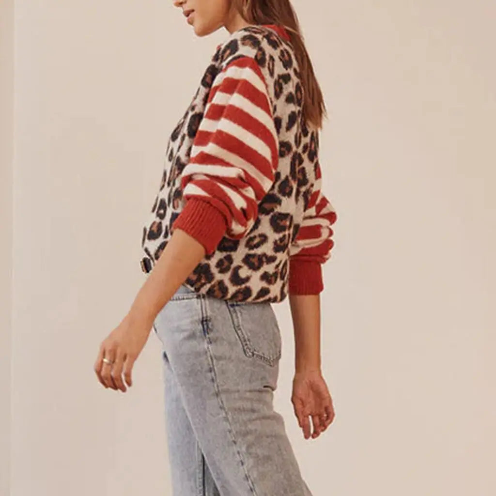 Harper Brooklyn| Top - Leopard Striped