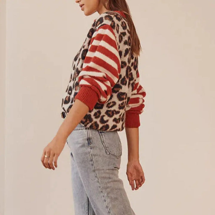 Harper Brooklyn| Top - Leopard Striped
