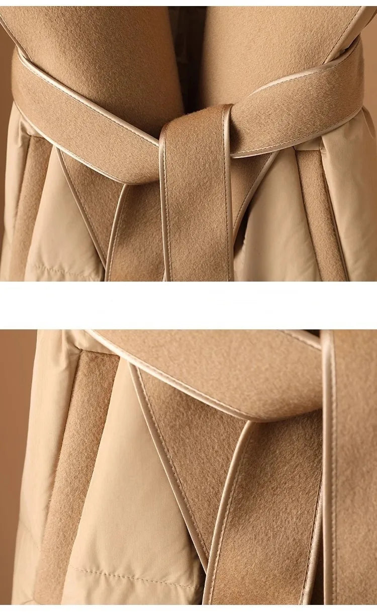 Harper Brooklyn| Down Coat with Wool Collar