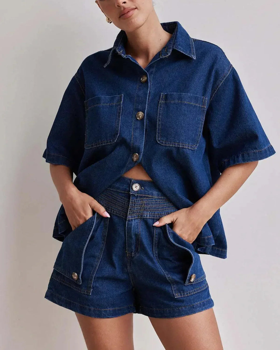 Harper Brooklyn | Denim Set - 100% Cotton