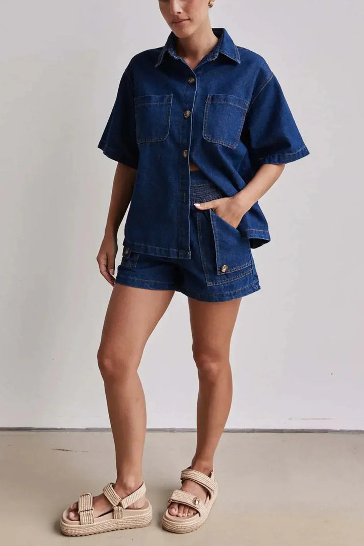 Harper Brooklyn | Denim Set - 100% Cotton