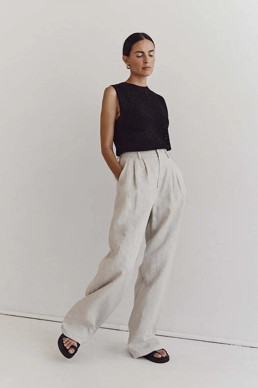 Harper Brooklyn | Hollow Knit Tank