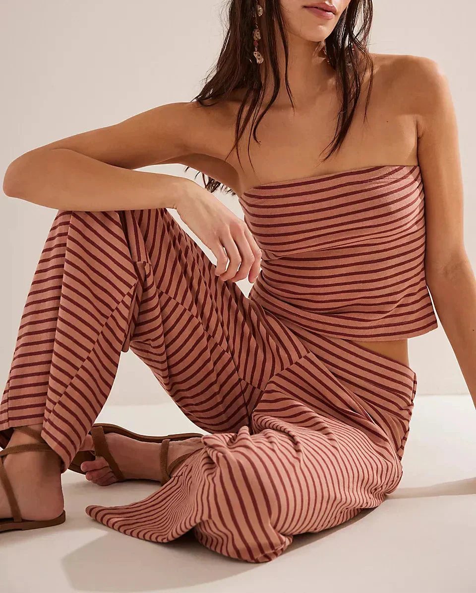 Harper Brooklyn | Linen Striped Set