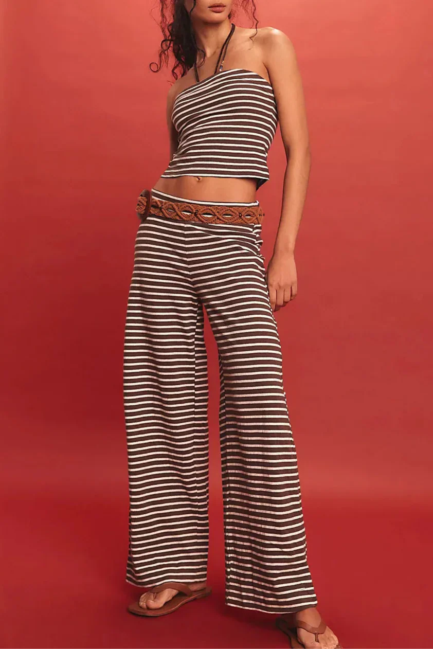 Harper Brooklyn | Linen Striped Set