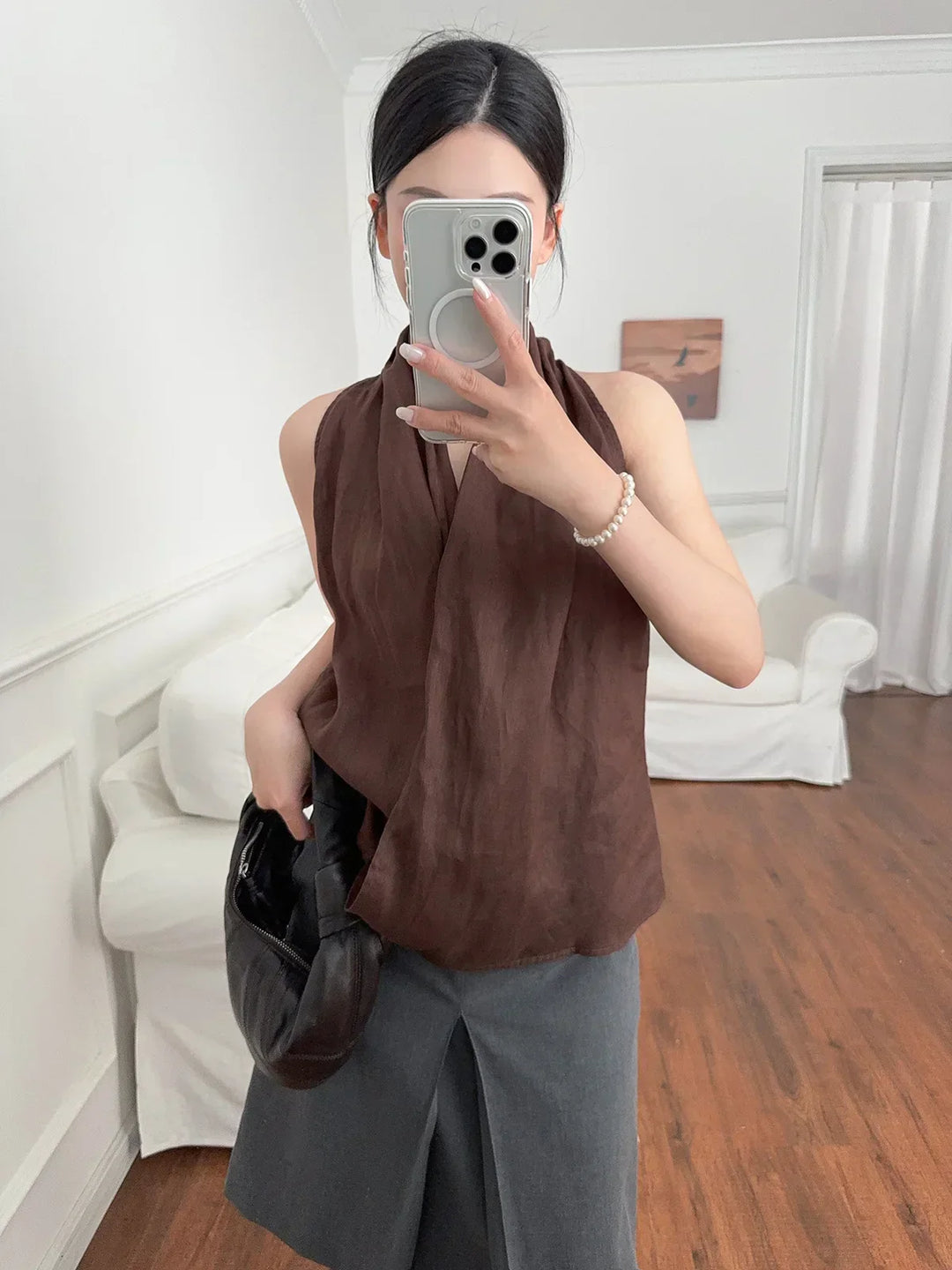 Harper Brooklyn | Drape Linen Vest