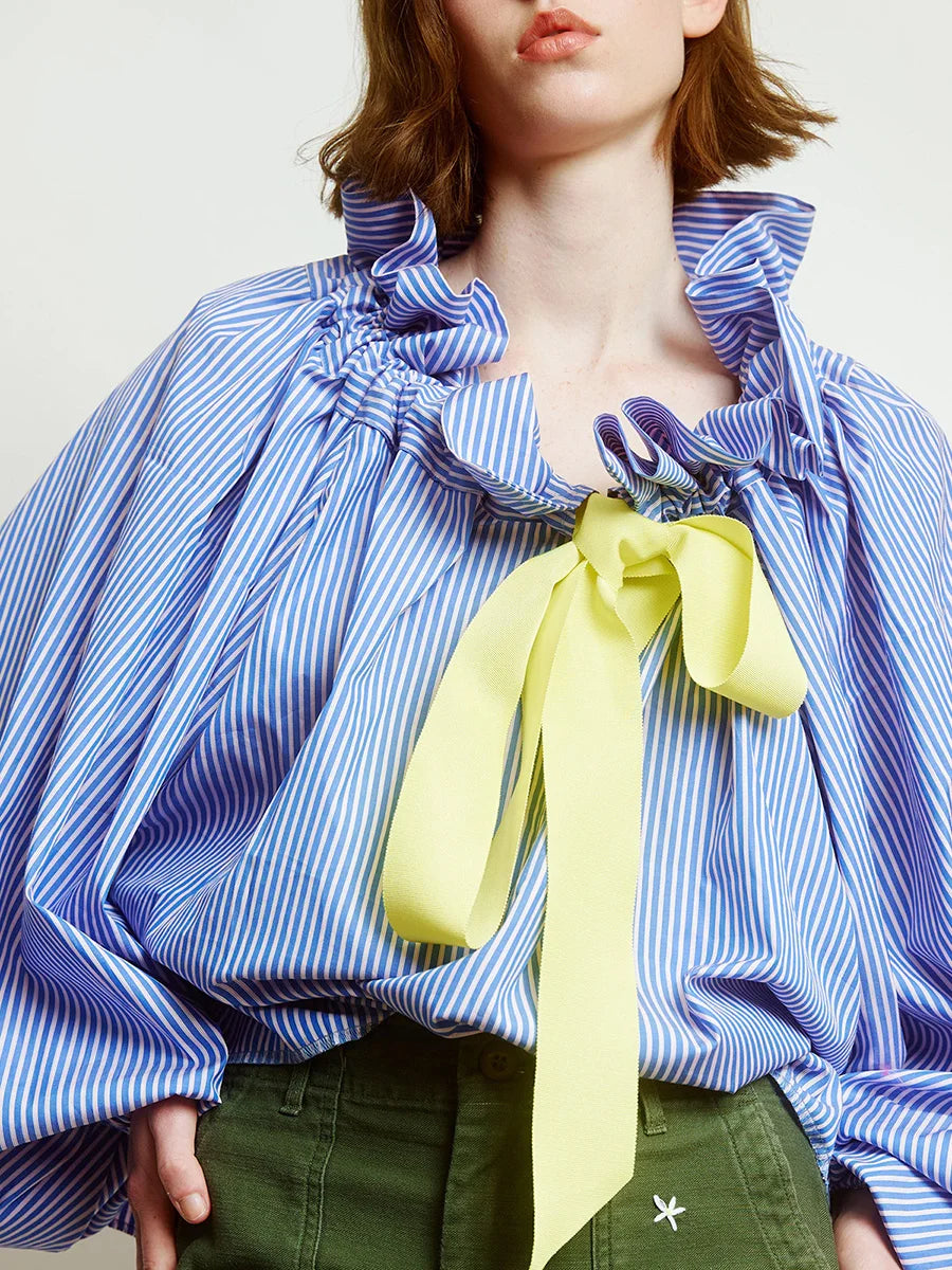 Harper Brooklyn | Puffed Cotton Blouse