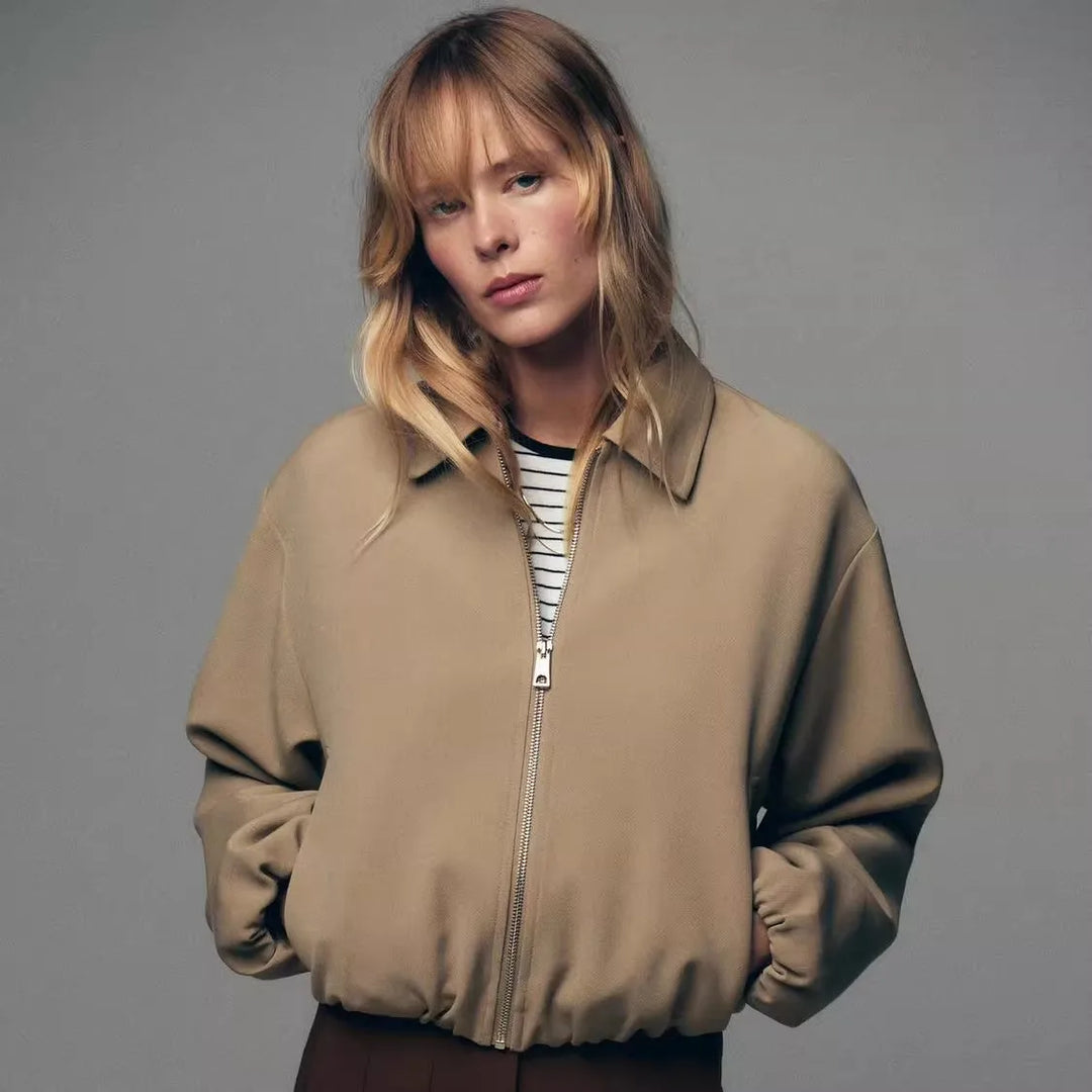 Harper Brooklyn | Zip Puffy Jacket