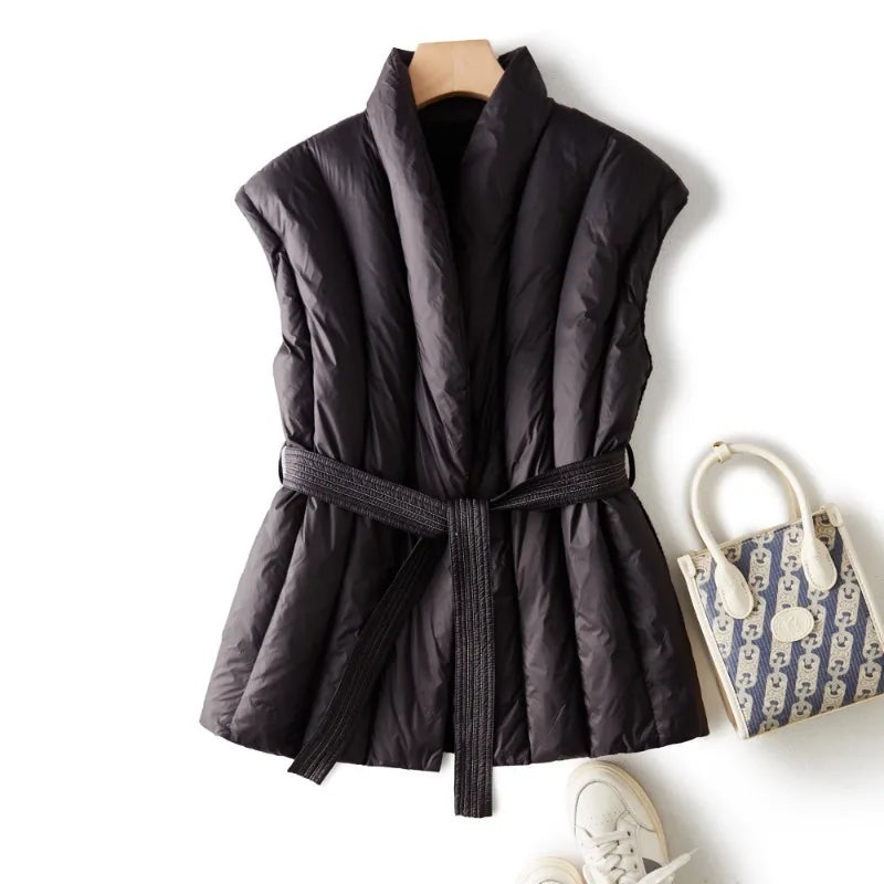Harper Brooklyn | Belted Down Vest