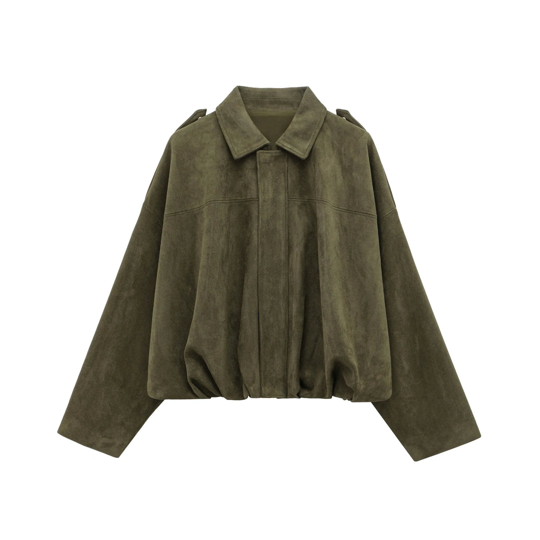 Harper Brooklyn | Women's Suede Bomber