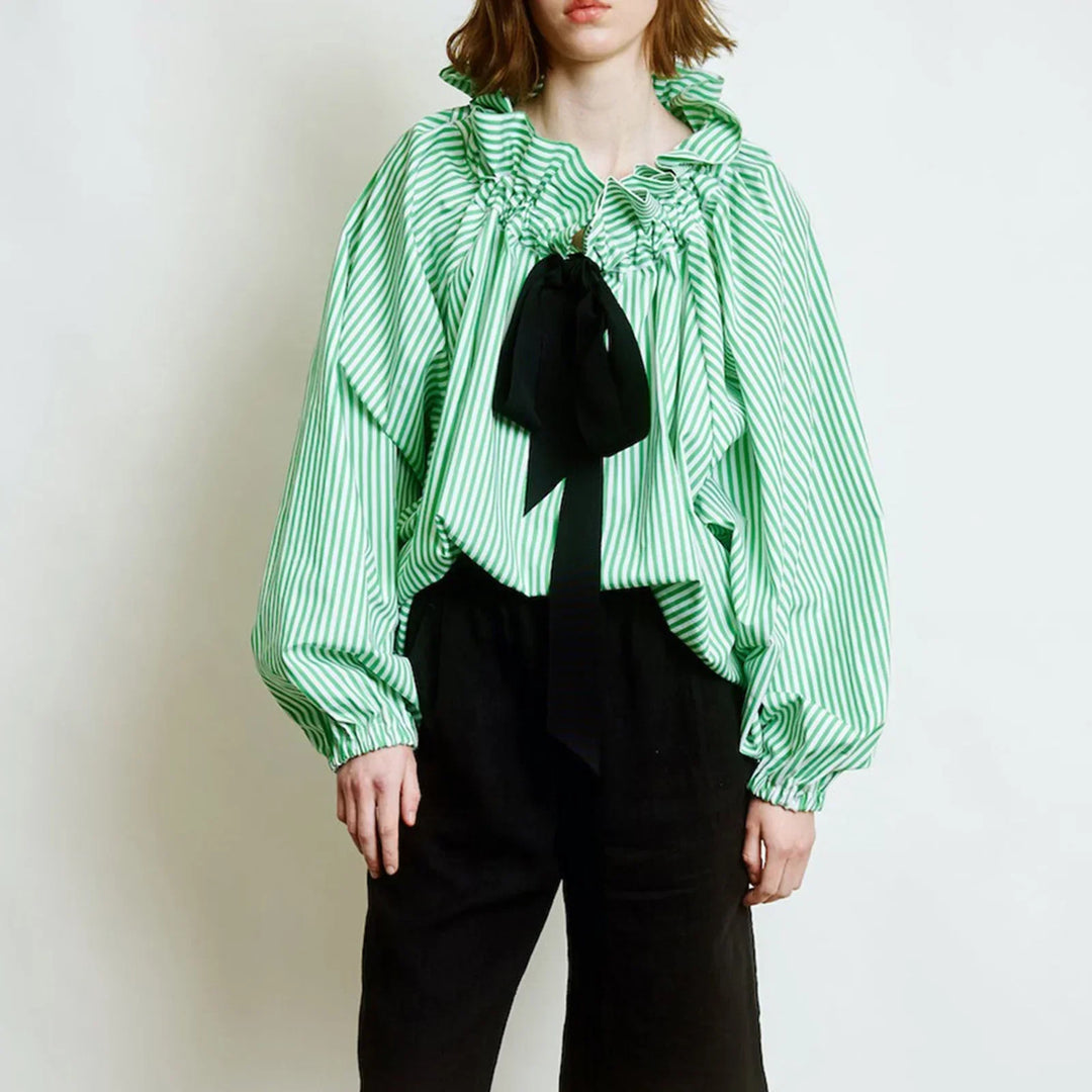 Harper Brooklyn | Puffed Cotton Blouse