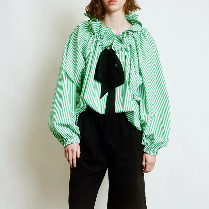 Harper Brooklyn | Puffed Cotton Blouse
