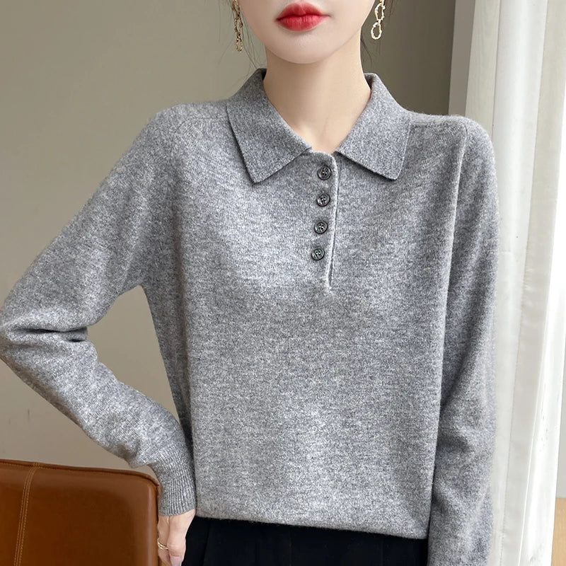 Harper Brooklyn| Wool Polo Sweater