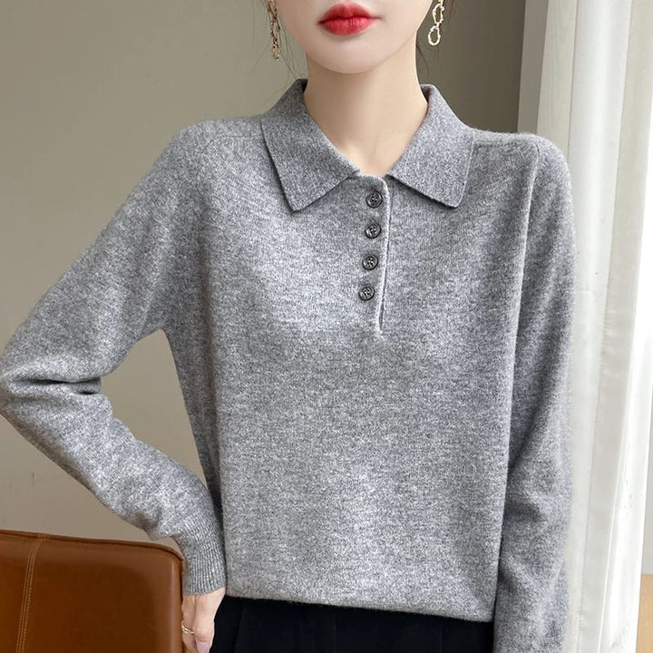 Harper Brooklyn| Wool Polo Sweater