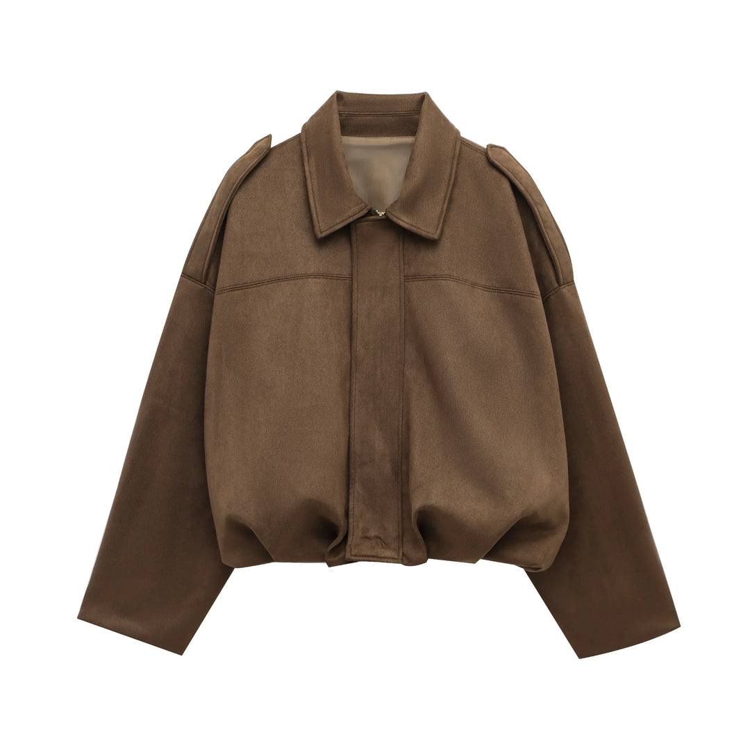 Harper Brooklyn | Women's Suede Bomber