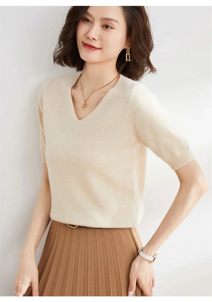 Harper Brooklyn | V-Neck Knit Top