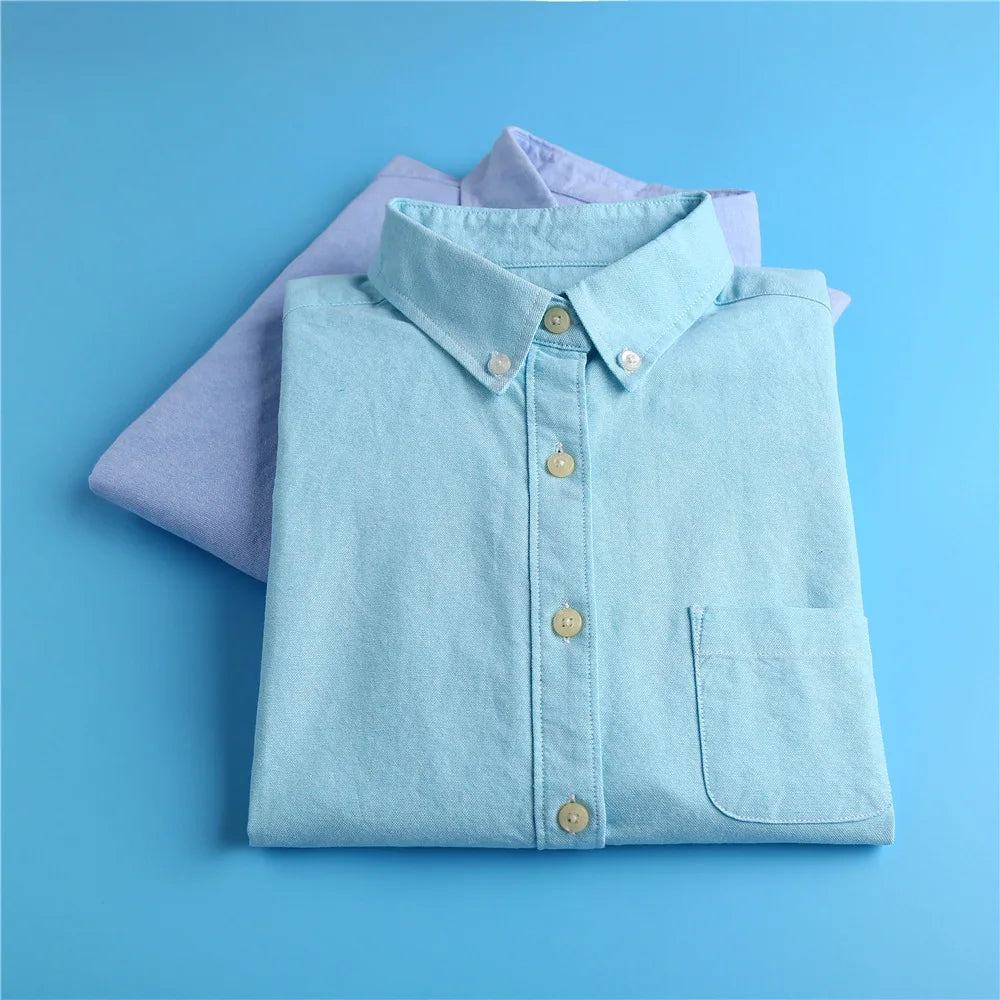 Harper Brooklyn| Oxford Blouse, Pastel