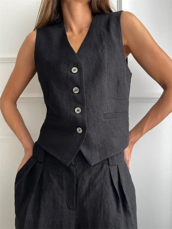 Harper Brooklyn | Linen Trouser Set