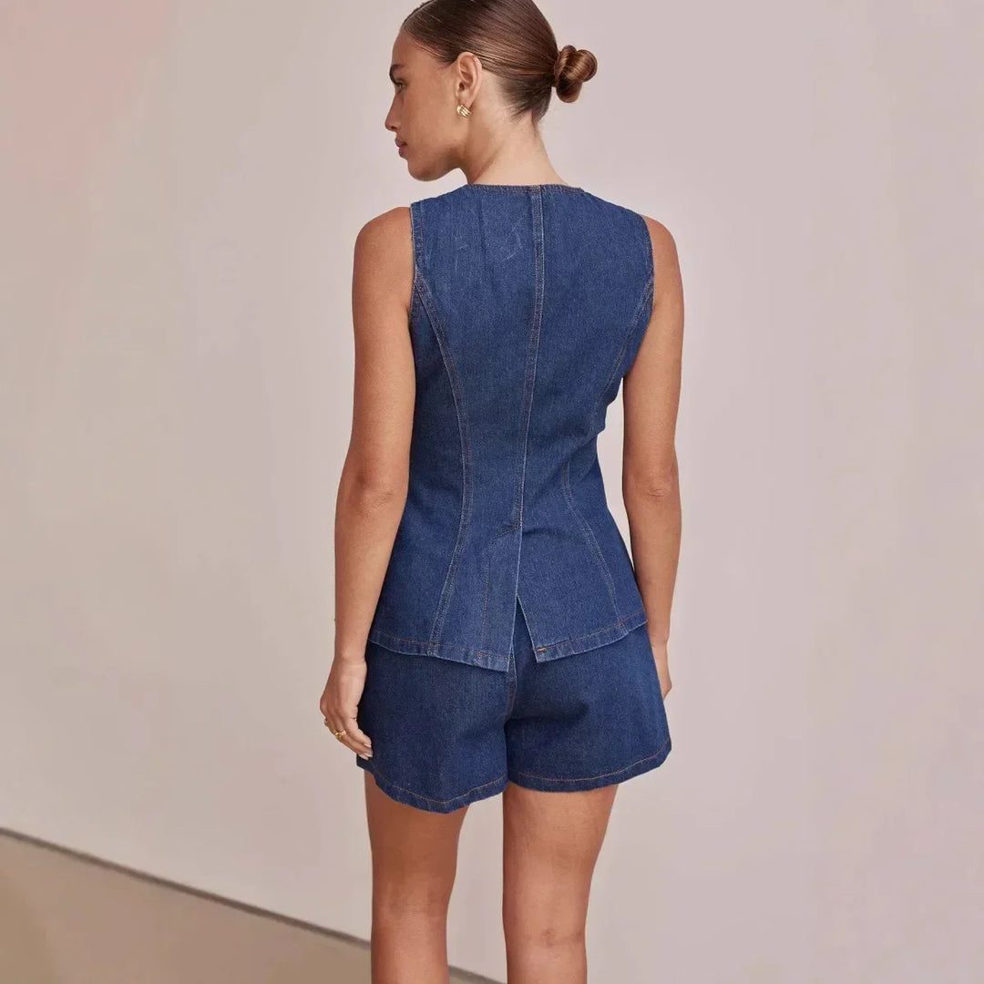 Harper Brooklyn| Denim Set - 100% Cotton