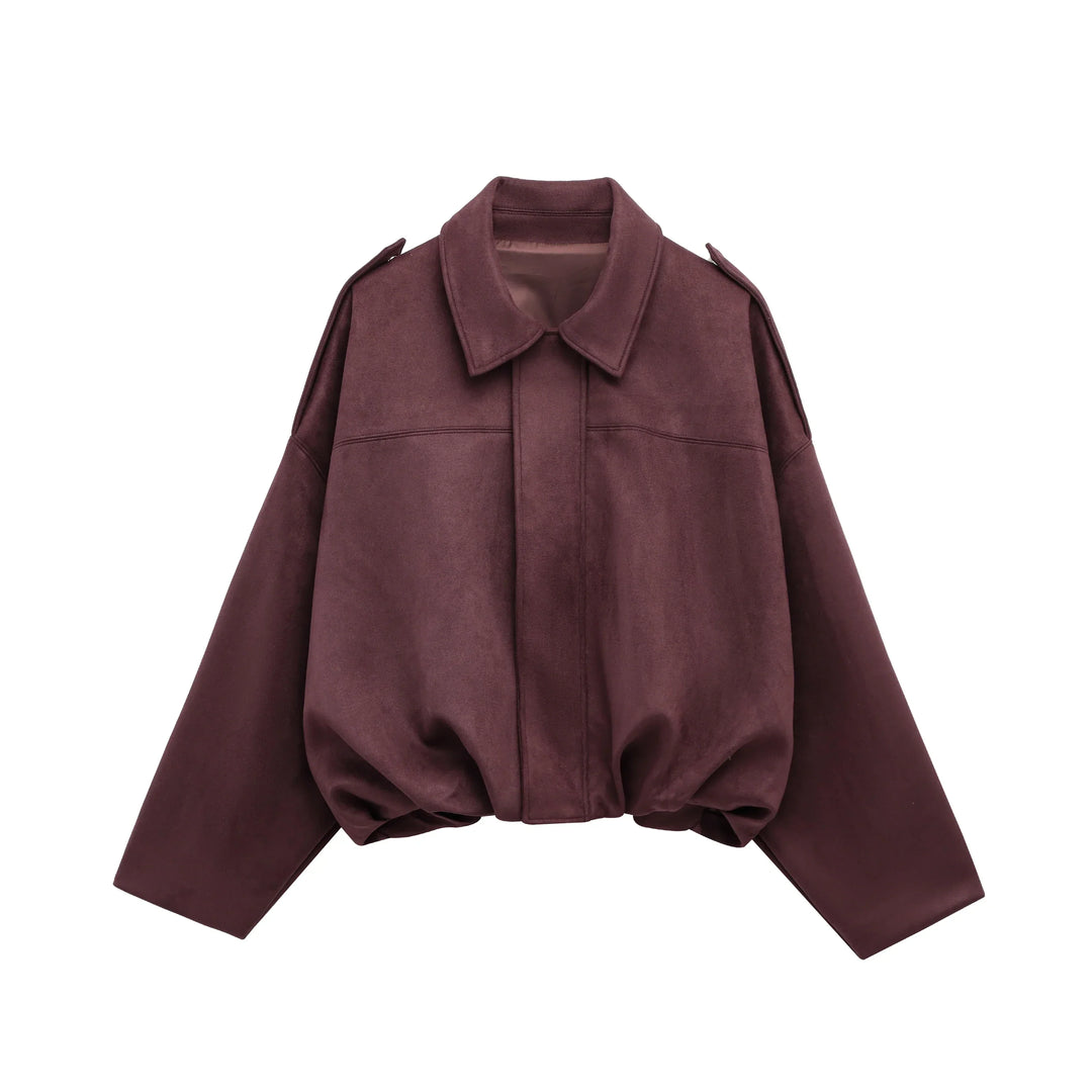 Harper Brooklyn | Women's Suede Bomber