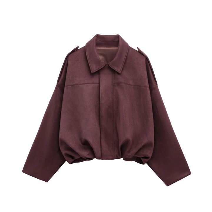 Harper Brooklyn | Women's Suede Bomber