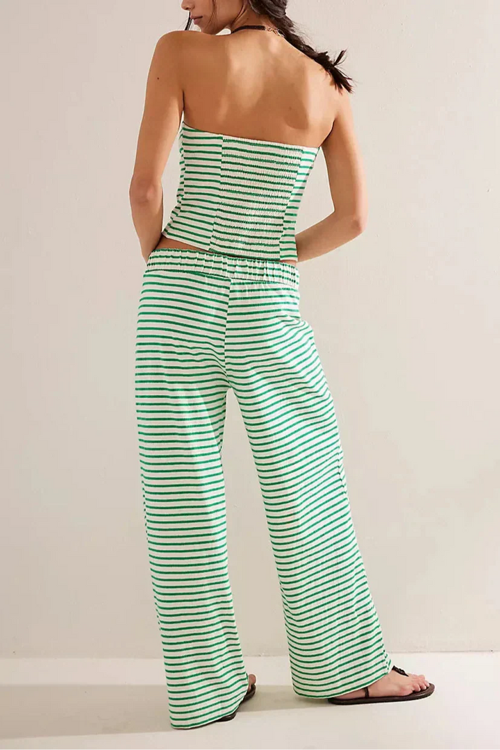 Harper Brooklyn | Linen Striped Set