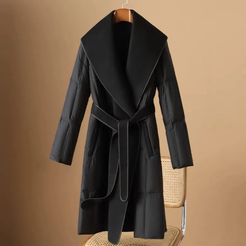 Harper Brooklyn| Down Coat with Wool Collar