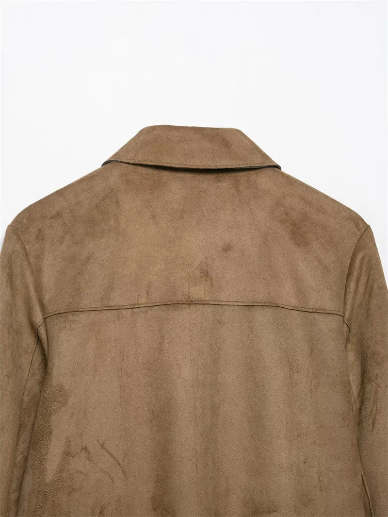 Harper Brooklyn | Suede Cropped Jacket
