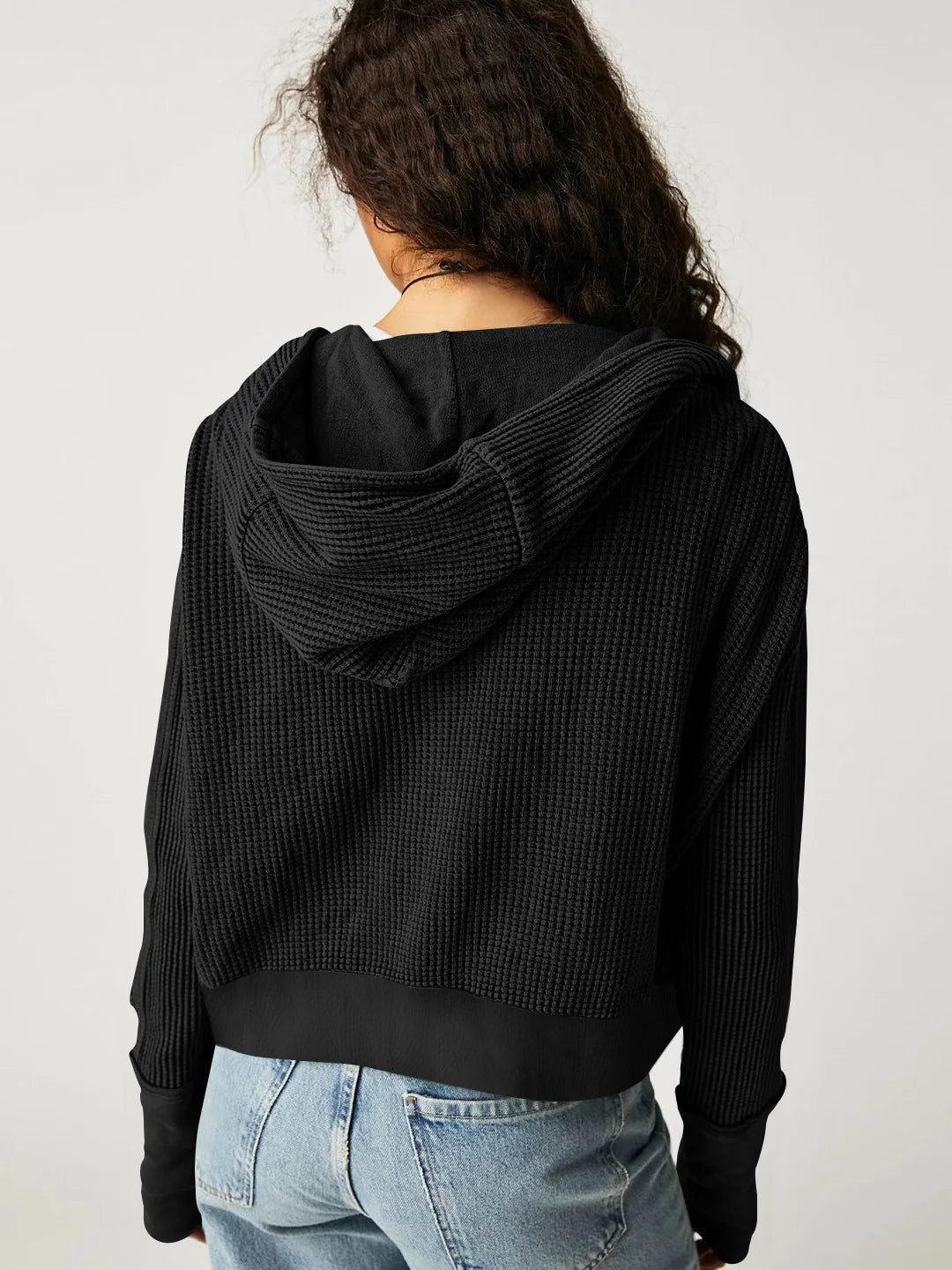 Harper Brooklyn | Waffle Hoodie