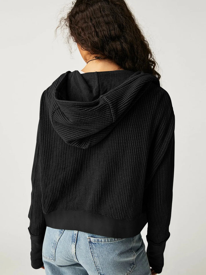 Harper Brooklyn | Waffle Hoodie
