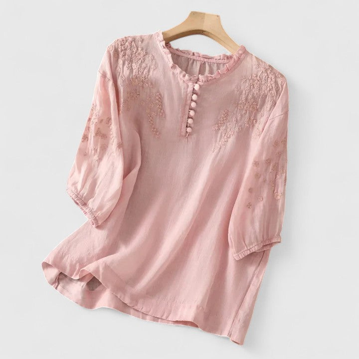 Harper Brooklyn| Blouse, Button-Front