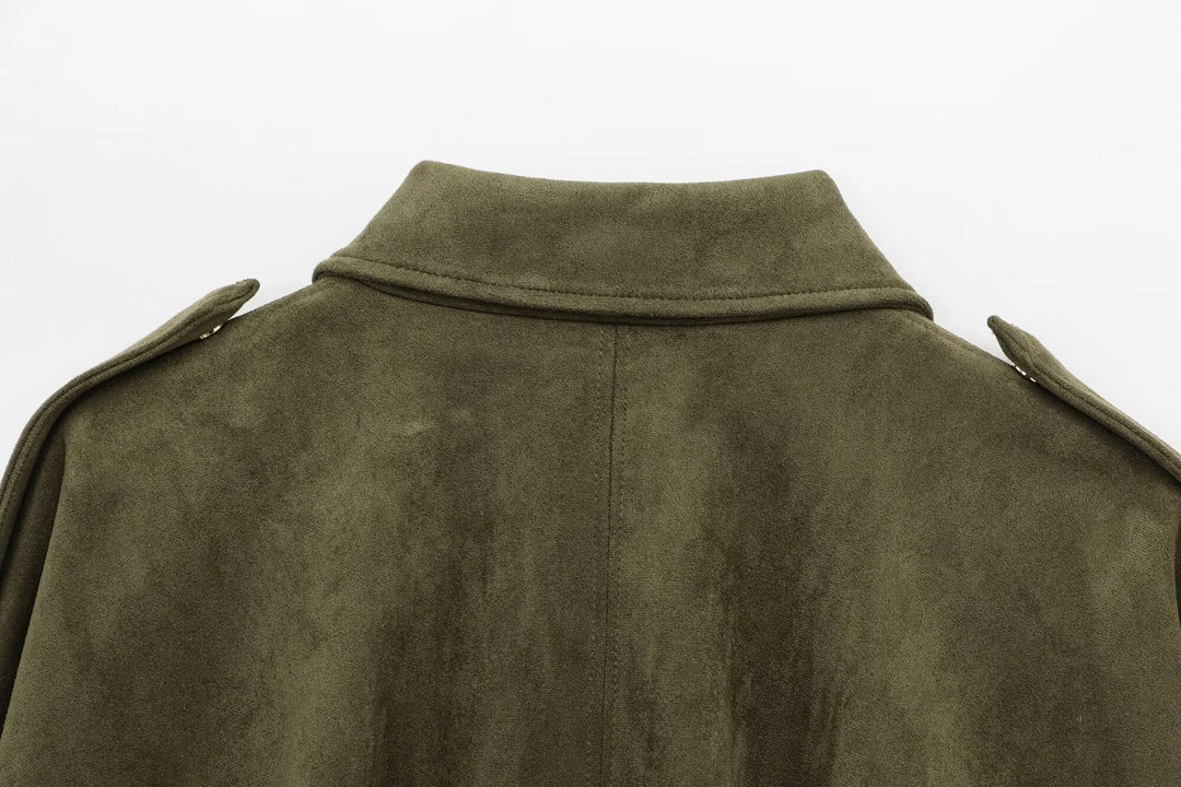 Harper Brooklyn | Women's Suede Bomber