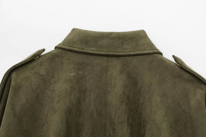Harper Brooklyn | Women's Suede Bomber