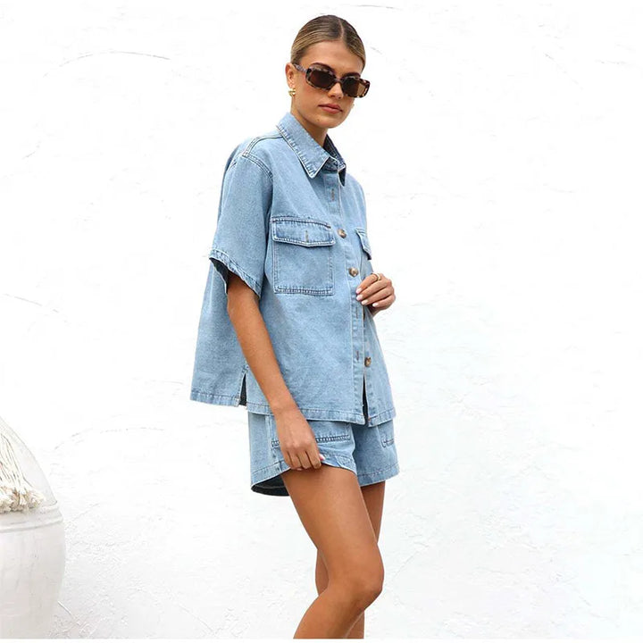 Harper Brooklyn | Denim 2-Piece Set