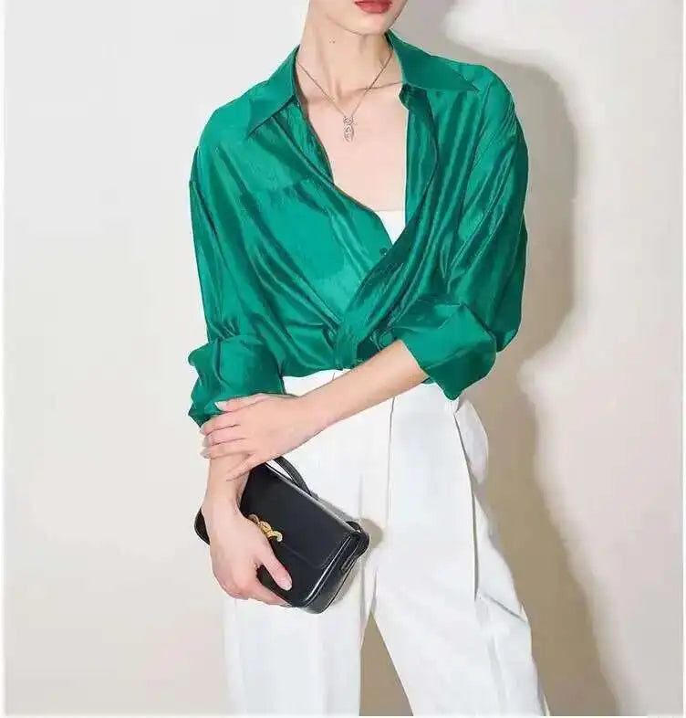 Harper Brooklyn | Silk Poplin Blouse