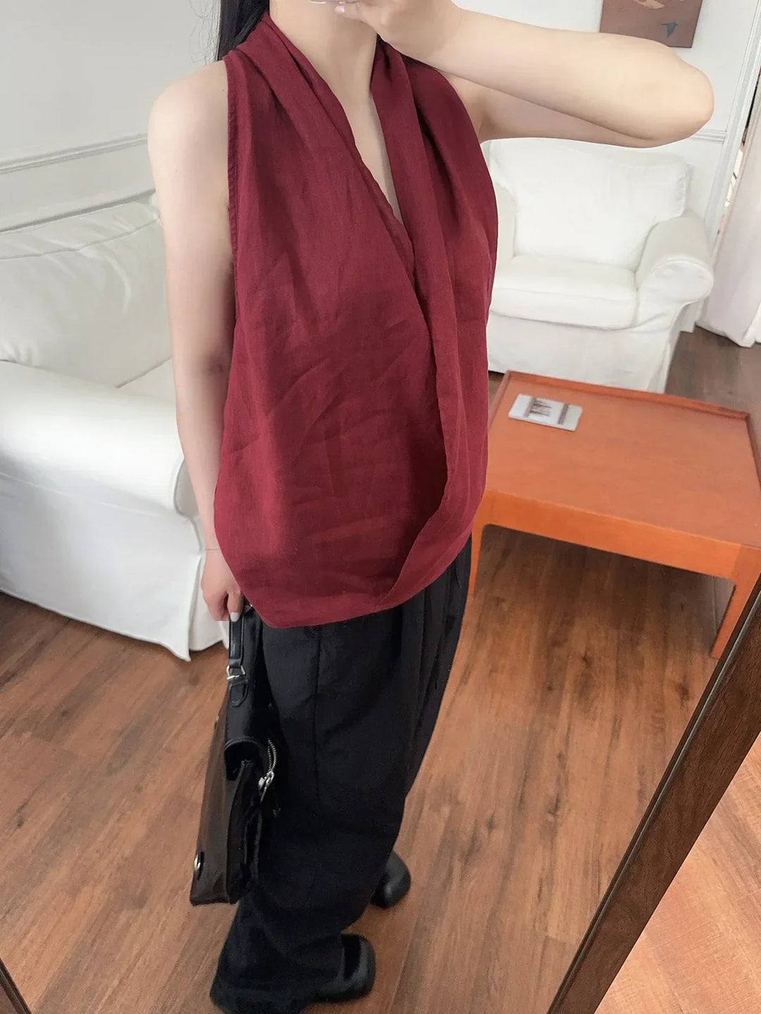 Harper Brooklyn | Drape Linen Vest