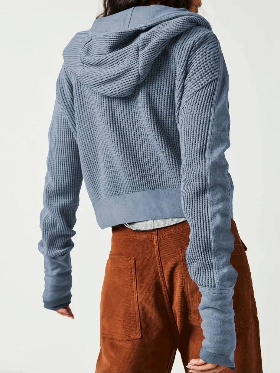 Harper Brooklyn | Waffle Hoodie