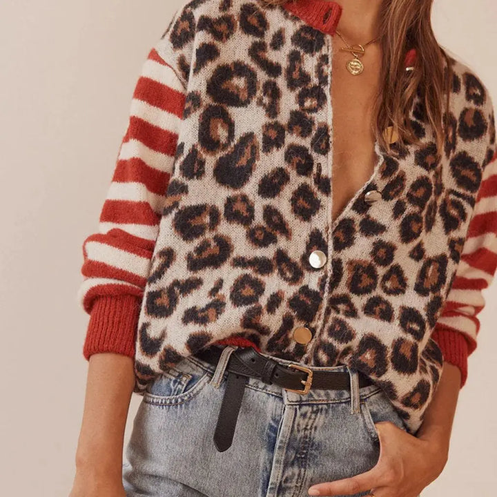 Harper Brooklyn| Top - Leopard Striped