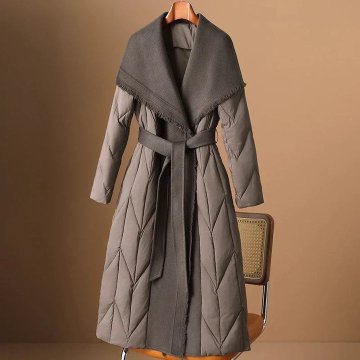 Harper Brooklyn | Down Coat with Wool Trim