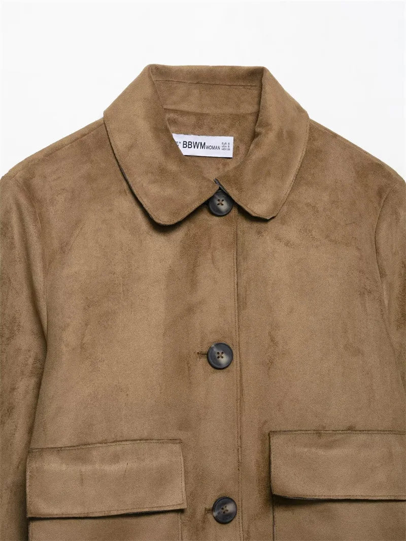Harper Brooklyn | Suede Cropped Jacket