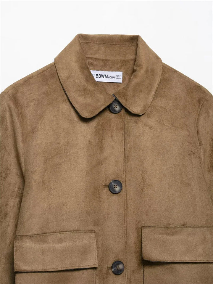 Harper Brooklyn | Suede Cropped Jacket