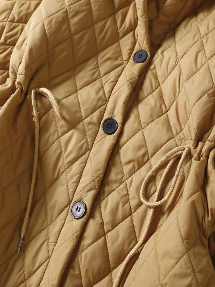 Harper Brooklyn | Quilted Long Coat