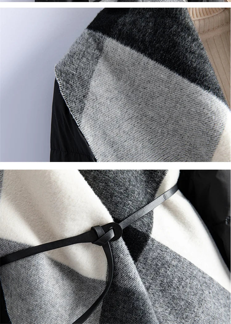 Harper Brooklyn | Down Coat with Wool Panels