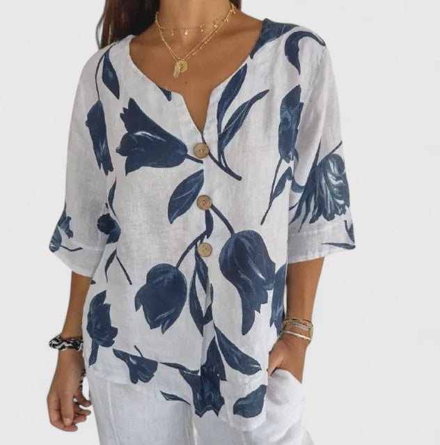 Harper Brooklyn | Floral Print Blouse