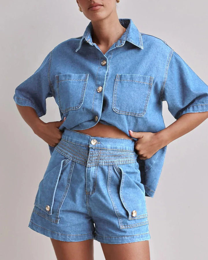 Harper Brooklyn | Denim Set - 100% Cotton