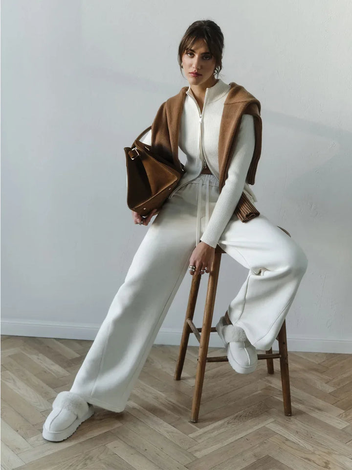 Harper Brooklyn| Cotton Double-Zip Knit