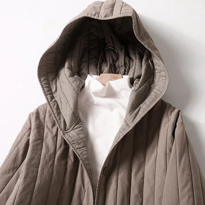 Harper Brooklyn | Quilted Hooded Coat